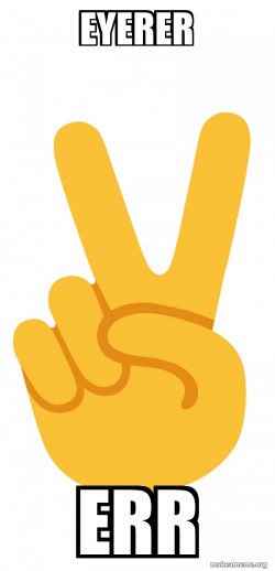 Peace Sign Emoji
