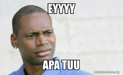 Confused Black Man