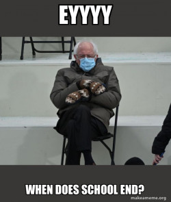 Bernie Sanders at the Inauguration