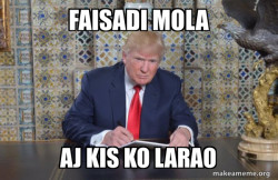Donald Trump Writing Speech