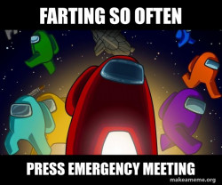 Among us fart pun