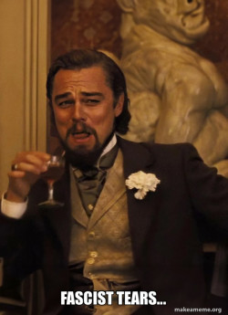 Leonardo DiCaprio Laughing Django