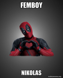 Deadpool Heart Hands