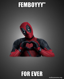 Deadpool Heart Hands