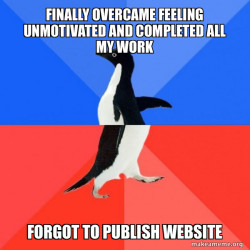 Socially Awkward Awesome Penguin