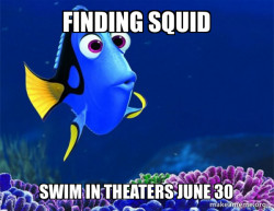 Dory from Nemo  (5 second memory)