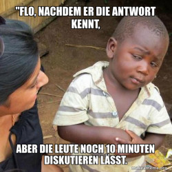 Skeptical Third World Kid