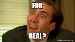 Sarcastic Nicholas Cage