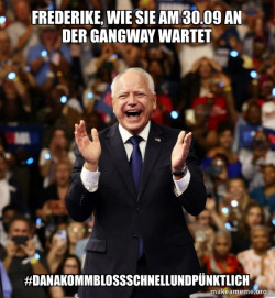 Happy Tim Walz