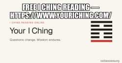 Free online I Ching oracle