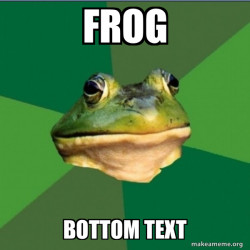 Foul Bachelor Frog