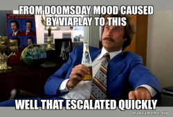 Ron Burgundy - boy that escalated quickly