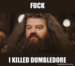 Hagrid - I should not have said that