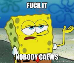 Tough SpongeBob