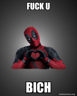 Deadpool Heart Hands