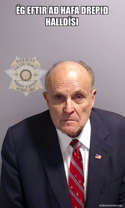 Rudy Giuliani Mugshot