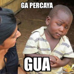 Skeptical Third World Kid