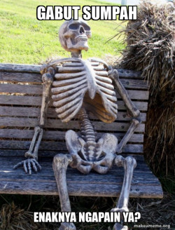 Waiting Skeleton