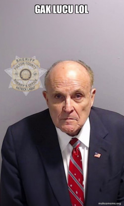Rudy Giuliani Mugshot