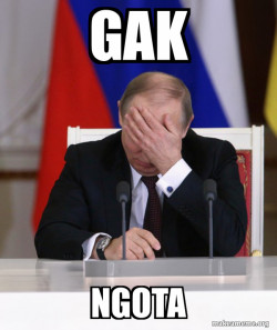 Putin Facepalm