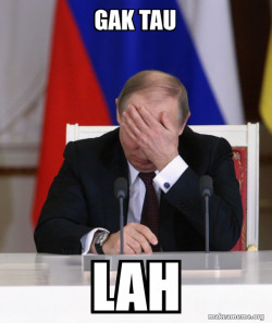 Putin Facepalm