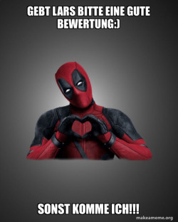 Deadpool Heart Hands