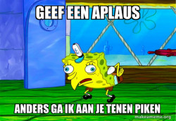 Mocking SpongeBob