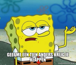 Tough SpongeBob