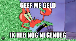Mr Krabs Money