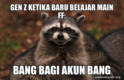 Evil Plotting Raccoon