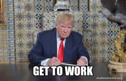 Donald Trump Writing Speech