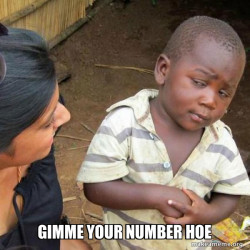 Skeptical Third World Kid