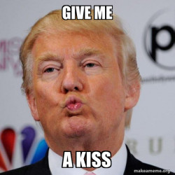 Donald Trump Kissing