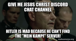 Give me jesus christ discord Chat channel
