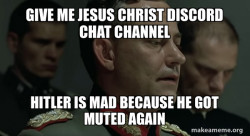 Give me jesus christ discord Chat channel
