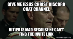Give me jesus christ discord Chat channel