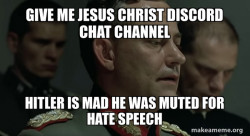 Give me jesus christ discord Chat channel