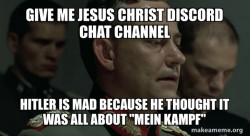 Give me jesus christ discord Chat channel