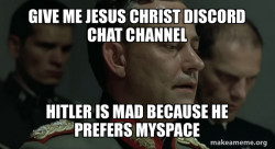 Give me jesus christ discord Chat channel