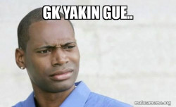 Confused Black Man