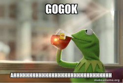 Kermit Drinking Tea