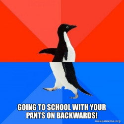 Socially Awesome Awkward Penguin