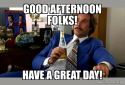 Ron Burgundy - boy that escalated quickly