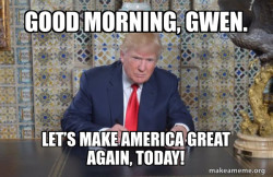Donald Trump Writing Speech