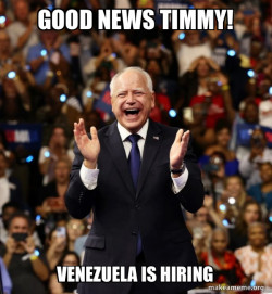 Happy Tim Walz