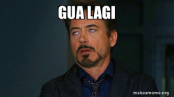 Tony Stark Eye Roll