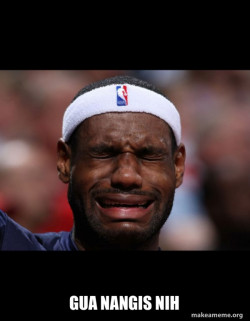 Lebron Crying