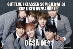 K-Pop Band BTS (Bangtan Boys)