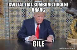 Donald Trump Writing Speech