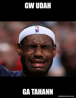 Lebron Crying